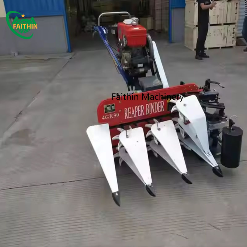 Factory Supply Wheat Reaper Machine Rice Paddy Reaper Binder Machine